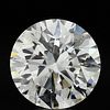 7.21 ct., H/SI1, Round cut diamond, unmounted, PP9902