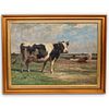 Ogden Wood (American, 1851-1912) Cow