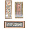 (3Pc) Antique Chinese Silk Embroideries