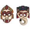 (2 Pc) Thai Carved Wooden Masks
