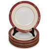 (10 Pc) Royal Worcester Porcelain Dinner Plates