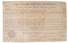 Andrew Jackson Presidential Signed Land Grant 
