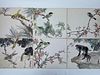 Monkeys and Bird Set of 6 Album Leaves by Wang Yachen