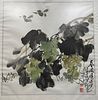 Chinese Painting Ink and Color on Paper by Li Baizhan
