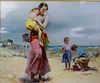 Rapture Print Signed by Pino Daeni (Italian, 1939) with Frame