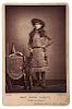 Annie Oakley, Woodburytype Cabinet Card 