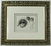 Pierre Auguste Renoir lithograph Framed w Certificate