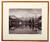 William Henry Jackson Albumen Photograph, "Twin Lakes, Big Cotton Wood Canon, Utah" 