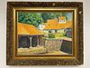 A Sweden Oil Painting On Canvas Signed T Majewski
