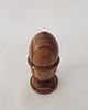 Antique Treenware Multi Wood Laminated Egg and Cup