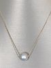 Fine 12mm White South Sea Pearl 14k Yellow Gold Chain Necklace