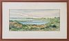 Harold Humphrey Watercolor "Abrams Point, Nantucket"