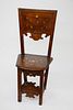 18th Century German Inlaid Side Chair