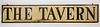 Nantucket Hand Painted Wood Sign "The Tavern"