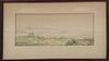 Vintage Jon Stroup Watercolor and Ink, "Morning Fog, Hummock Pond Nantucket"
