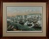 "The Great International Naval Review: New York, April 27th 1893" Lithograph