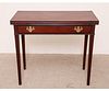 PHILADELPHIA CHIPPENDALE STYLE CARD TABLE