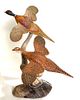 Flying Pheasant Pair by James Ahearn