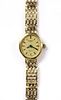 A ladies' 9ct gold Rotary quartz bracelet watch,