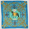 Hermes "Palefroi" 90 cm silk scarf