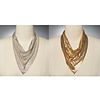 (2) Whiting & Davis Co. mesh necklaces