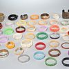 Collection funky retro bangles & cuff bracelets