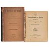Obras sobre  la Recaudación de Ingresos durante el Porfiriato. Ley del Timbre 1893 / El Impuesto del Timbre 1900. Pzas:2