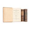 El Cocinero Mejicano. Méjico: Imprenta de Galván, 1834. Una lámina. Segunda edición. Edición completa. Tomos I - IIII. Piezas: 3.