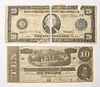 Confederate $10 Note plus Old $20 Bill