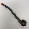 Pressed Tin / wood Ornately decorated Peace Pipe