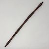 Carved ringed prayer stick 16 inch