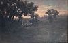 Burt L. Roys oil painting depicting Shepard / sheeps