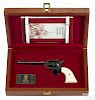 Colt Kit Carson Frontier Scout single-action Army revolver, .22 long rifle caliber