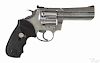 Colt King Cobra stainless steel revolver, .357 magnum caliber, 4'' barrel, serial #KE2947. R