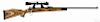 Swedish sporterized Model 1896 Mauser rifle, 6.5 x 55 caliber, with a laminated Monte Carlo stock