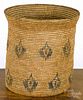 Native American Indian basket, 20th c., 7 1/2'' h.