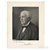 Edison, Thomas Alva (1847-1931) Signed Portrait.