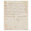 Napoleon Bonaparte I (1769-1821) Letter Signed, 18 November 1811.