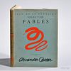 Fontaine, Jean de la (1621-1695) and Alexander Calder (1898-1976) Selected Fables,    Signed by Artist and Translator.