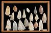 18 Native American Midwestern & Southern Stone Points