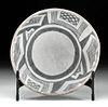 Prehistoric Anasazi Black-on-White Pottery Bowl