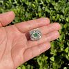 Diamond, Emerald and 14K Pendant