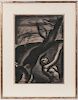 Georges Rouault Etching with Aquatint 