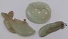 (3) Pcs. of Chinese Carved Jade.