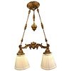 Neoclassical Style Gilt Wood Chandelier