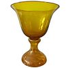 Large Blenko Glass Chalice Form Pedestal Vase