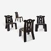 Robert Venturi (American, 1925-2018) Set of Four "Chippendale" Chairs, Knoll International, 1980s