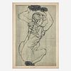 Egon Schiele (Austrian, 1890-1918) Kauernde (Squatting Woman)