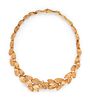 SPRITZER & FUHRMANN, YELLOW GOLD AND DIAMOND NECKLACE