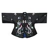 A BLACK-GROUND EMBROIDERED 'PHOENIX' LADY'S ROBE